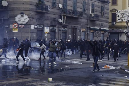 NAPOLI – CORTEO DI PROTESTA MAICONSALVINI